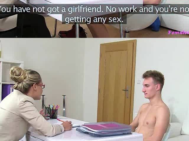 OH NO! He gave me a creampie instead of a facial - Female Agent
