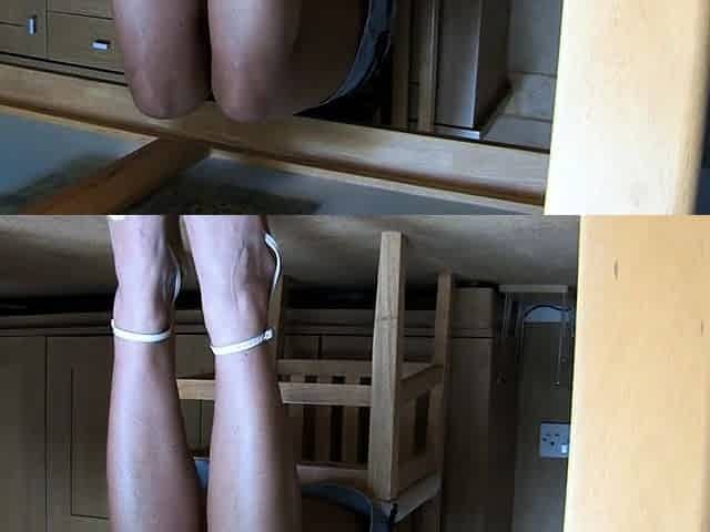 Upskirt voyeur milf