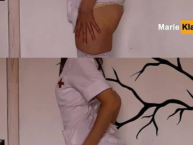 I'll be your nurse during corona virus, stay home and cum with me! Covid nineteen