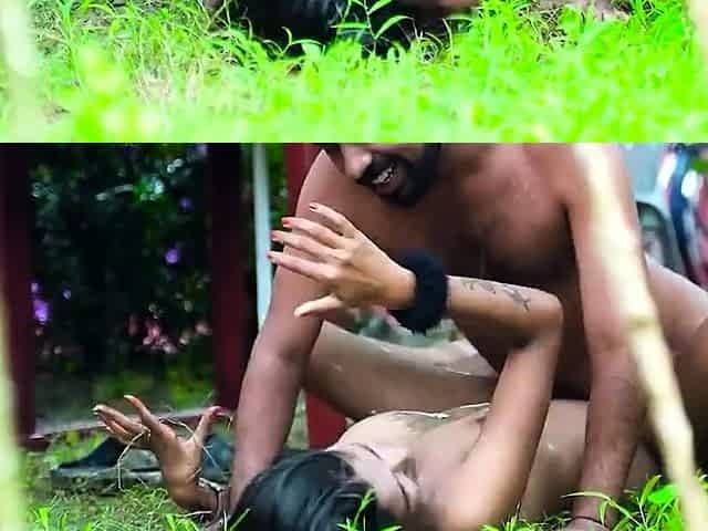 outdoor sex with indian brunette hottie