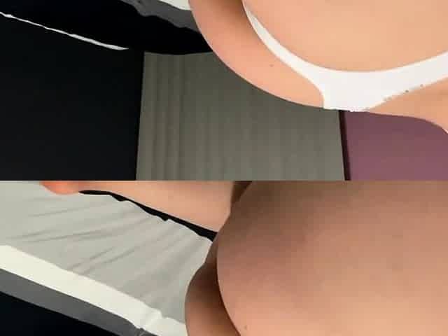 Blonde Teen Squirts While Masturbating on Webcam