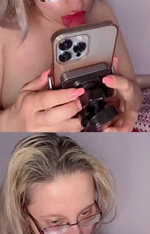 Big Red Lips on Your Cock