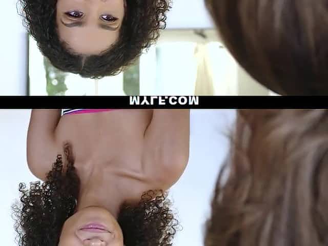 Curly Haired Teen Seduced By Lesbian Milf - Big tits