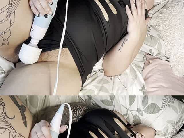 Your Goth Girlfriend Teases You and Cums Over and Over