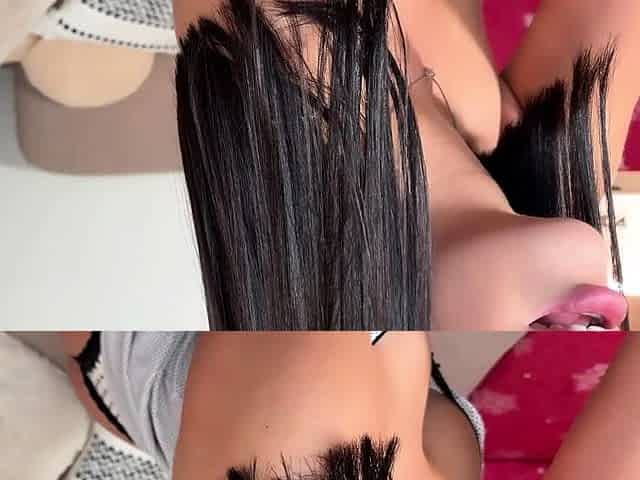 Webcam brunette solo masturbation