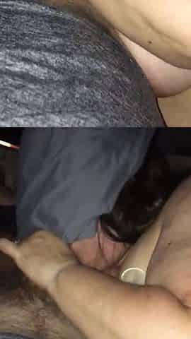Wife Cum in throat