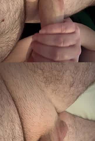 My Girlfriend Wanking, Licking and Sucking My Cock.
