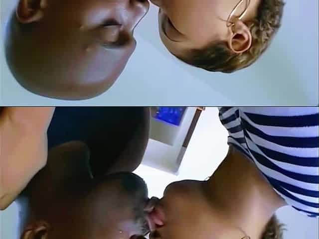 Ebony cutie hot porn video