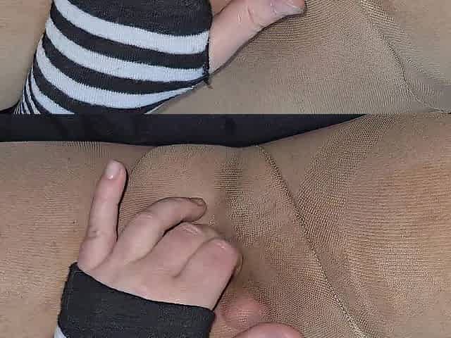 Large pumped love button masturbating