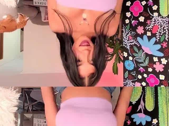 Hot Busty Webcam Babe Masturbate Solo