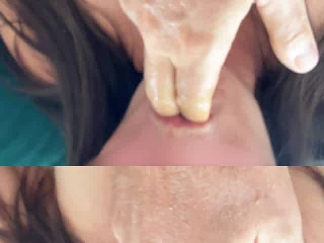 Cum and Watch My Pussy Gaping and Farting Whislt My Tits Lactate