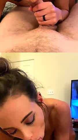 Amateur BJ Oral POV Blowjob Cumshot