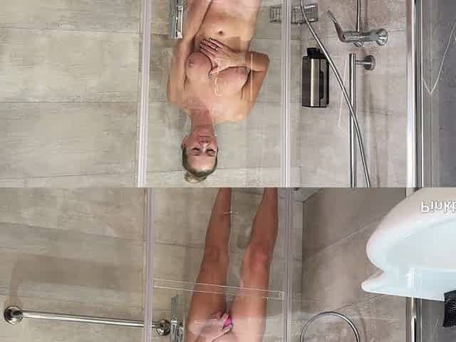 Naughty MILF Gets Wild Alone in the Shower with Her Favorite Toy