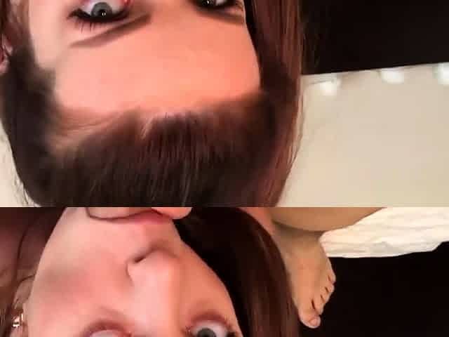 Cum-Eating Babe: Uninhibited on Camera
