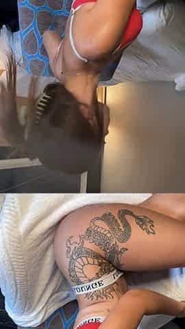 British college cutie use massage oil