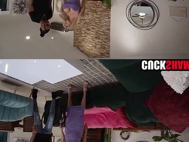 Cuckold spouse has no choice but to see wife screw ebony stud