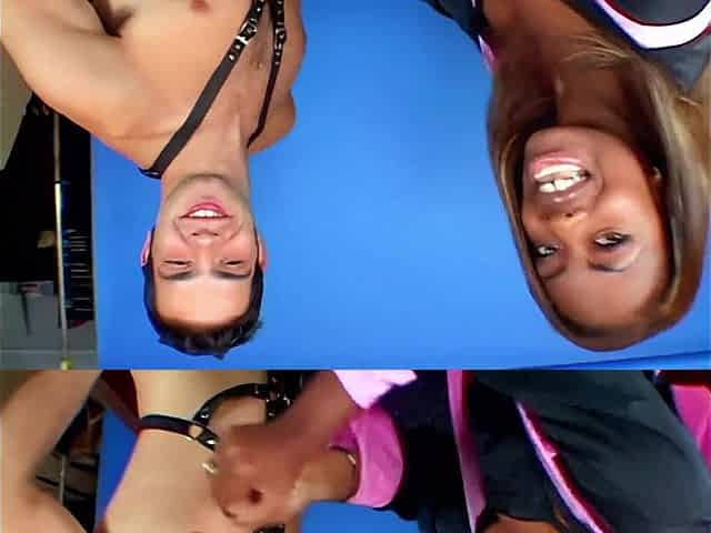 Danni Dior ebony girl face fuck video