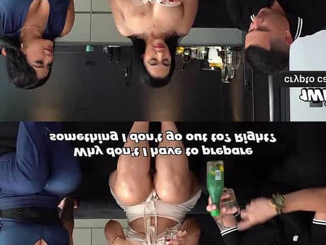 Insane cuckolding with black-haired milf, small hooters milf, and Colombian milf. Cum in mouth, caught cheating with enormous do