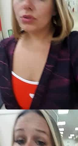 Blond solo beauty jerking off her dick