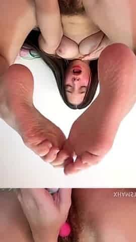 My Hairy Vagina Gets Wet with My Toy That You Control