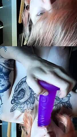 Big titty amateur milf fingering and toying