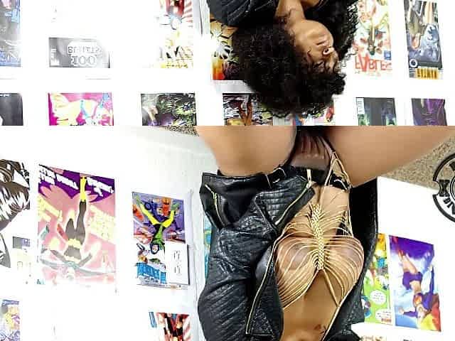 Playing with my vagina until the camera dude pull his jock out