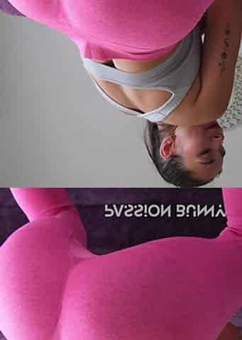 Squats in Tight Leggins - Workout at Home