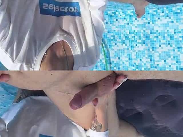 THIS GUY WANTED TO FILL THE ENTIRE POOL WITH CUM