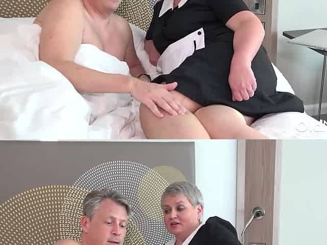 Hot Busty Mature Candy Cummings Sucks Hard Dick Of Marc Kaye