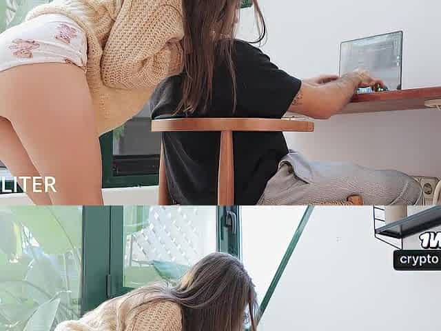 Her moist booty merits a wang