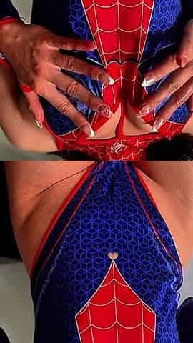 Exclusive! Pounding Tight Pussy - Spiderman Version