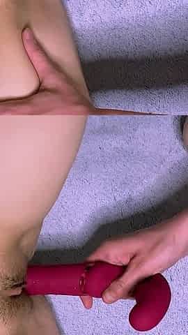 Her Legs Are Shaking with Orgasm