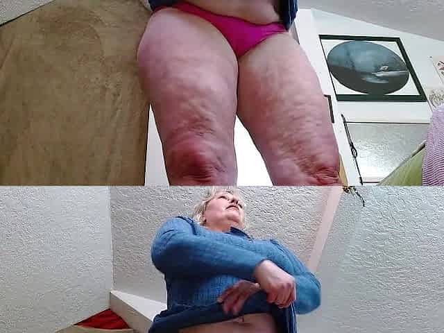 1228 Giantess pretends this babe doesnt watch escaped petite, but that babe catches him. with her BUTT!