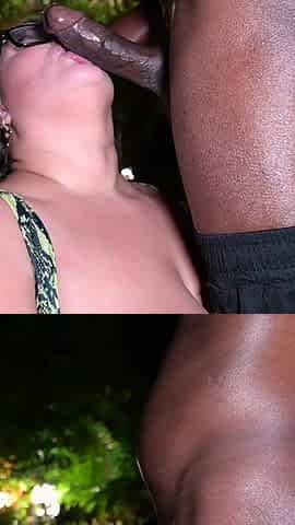 PAWG Luna Lark gets poolside dick