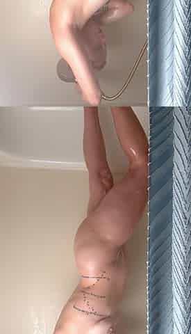 Nice Shower with Cold Water Rinse