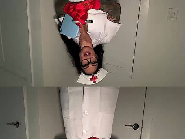 Nasty Nurse Bianca Bailee POV Sex-toy Screwing Pt in Room 69
