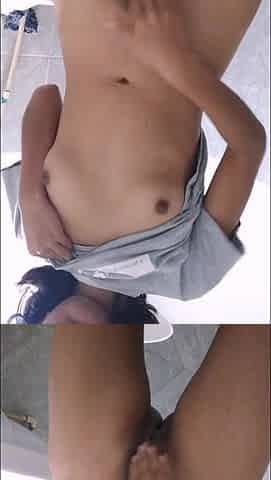 Indian Desi College Girl Fingering and Masturbating Bathroom