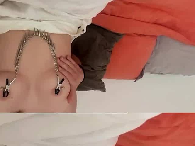 French Teen Amateur Has an Orgasmic Solo Webcam Session