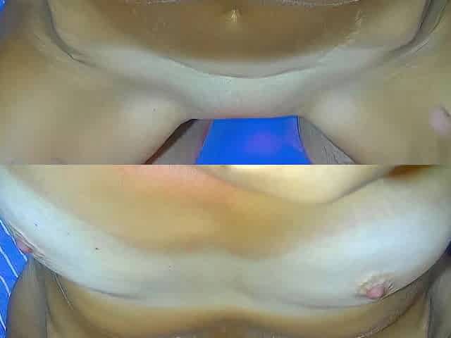 My boyfriend licks all my body and eats his own cum from my cunt