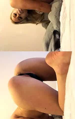 Blonde Teen Solo Masturbating On Webcam