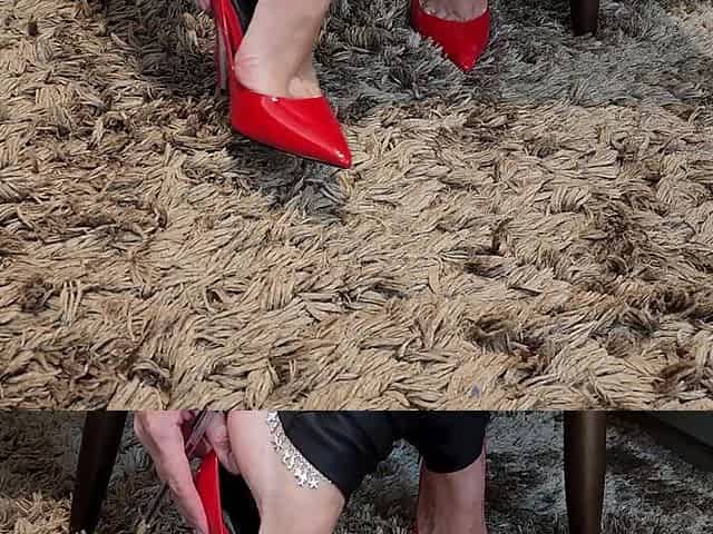 Shrink Seduces Patient with Her Sexy Feet High Heels Stilettos - Foot Fetish - Foot Worship