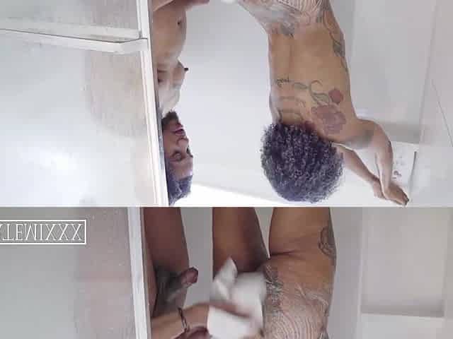 TheArtemiXXX - Shower Sex: UnicornRiah Takes ArtemiXXX's Thick Dong to Unfathomable Creampie