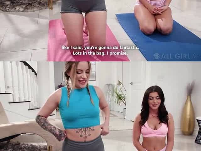 Yoga Teacher Gets Scissoring And 69 From Ally