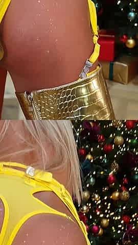 Monika Fox Christmas Fun with Butt Plug