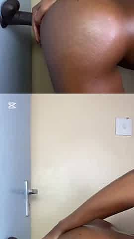 Riding My Big Dildo And Creamy Ass Fuck