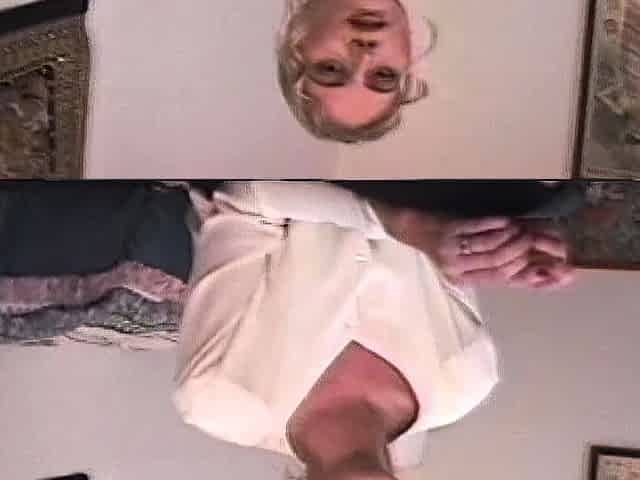 Blonde and brunette lesbian teen belles play