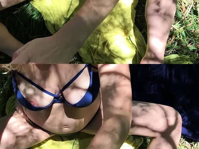 Nympho teen in the woods fucked by woodcutter - Erin