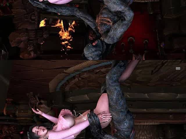 Crazy Warrior Orc Hall Passionate Sex