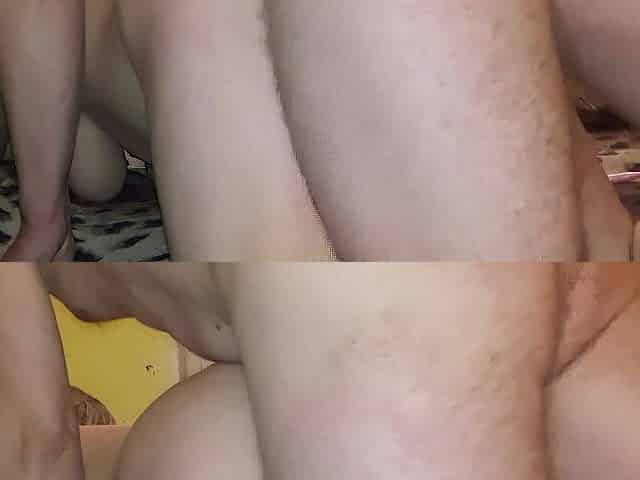 Real pair homemade bang #5