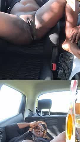 Sucking a Big Dick While Fucking and Driving at 100km/h